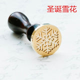 Retro Merry christmas wax seal stamp jingle bell Snowflake Santa Claus deer sock tree christmas gifts Stamp Wax sealing Stamp