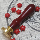Custom made Brass Head Wooden Handle Sealing Stamps  Wax Seal Stamp Letter Card Envelope for Christmas Wedding Scrapbook Ring