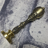 Custom made Brass Head Wooden Handle Sealing Stamps  Wax Seal Stamp Letter Card Envelope for Christmas Wedding Scrapbook Ring