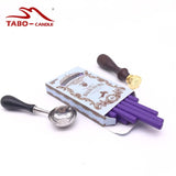 DIY Manuscript Sealing Wax Stamp for Glun Gun Wax Seal Stamps for Envelope Documents Christmas Wedding Invitation Decorative