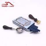 DIY Manuscript Sealing Wax Stamp for Glun Gun Wax Seal Stamps for Envelope Documents Christmas Wedding Invitation Decorative