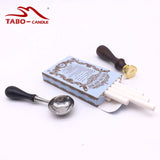 DIY Manuscript Sealing Wax Stamp for Glun Gun Wax Seal Stamps for Envelope Documents Christmas Wedding Invitation Decorative