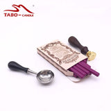 DIY Manuscript Sealing Wax Stamp for Glun Gun Wax Seal Stamps for Envelope Documents Christmas Wedding Invitation Decorative