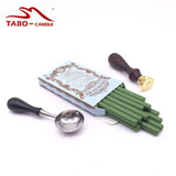 DIY Manuscript Sealing Wax Stamp for Glun Gun Wax Seal Stamps for Envelope Documents Christmas Wedding Invitation Decorative