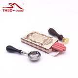 DIY Manuscript Sealing Wax Stamp for Glun Gun Wax Seal Stamps for Envelope Documents Christmas Wedding Invitation Decorative