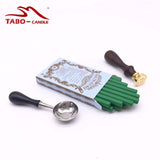 DIY Manuscript Sealing Wax Stamp for Glun Gun Wax Seal Stamps for Envelope Documents Christmas Wedding Invitation Decorative