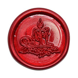 Christmas Design 50Pcs Wax Stickers Stamp DIY Wax Seal Sticker Handmade Wax Seal Stickers Self Adhesive For Envelope Decoration