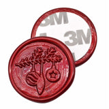 Christmas Design 50Pcs Wax Stickers Stamp DIY Wax Seal Sticker Handmade Wax Seal Stickers Self Adhesive For Envelope Decoration