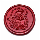 Christmas Design 50Pcs Wax Stickers Stamp DIY Wax Seal Sticker Handmade Wax Seal Stickers Self Adhesive For Envelope Decoration