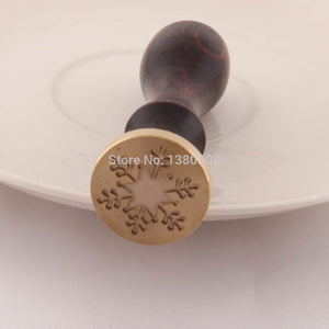 Classic Wax Seal Stamp Christmas Snowflake Pattern For Children  Christmas Gift for scrapbook